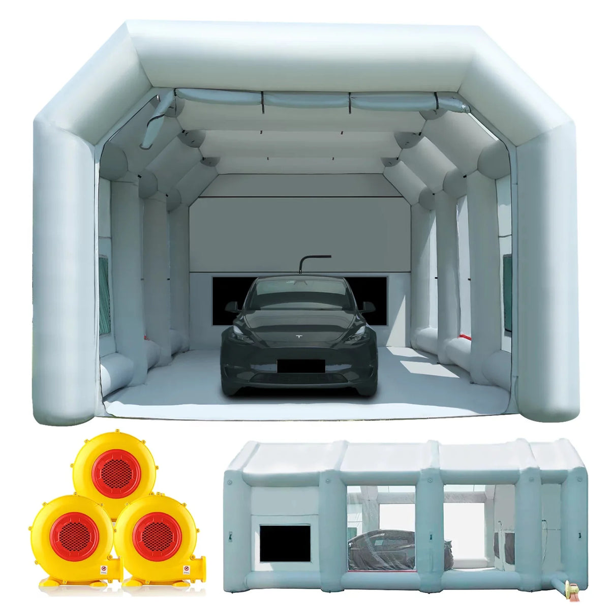 30x20x13Ft Inflatable Paint Booth with Blowers & Air Filter System – Professional Spray Tent - image 1