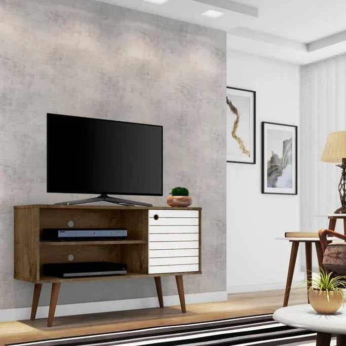 Mid-Century Modern Liberty Dual-Shelf TV Console - image 24