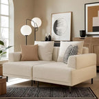 Contemporary Deep Seat Sofa with Cushions, Elevated Legs, Cozy Living Room Seating, Ideal for Apartments - image 8