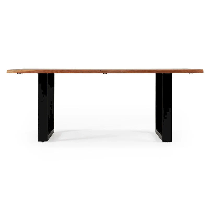 Modrest Taylor Contemporary Live Edge Wooden Dining Table - image 2