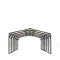 2025 CP2030F 20' x 30' All-Steel Carport Shed With 10' Enclosed Sidewalls - image 1