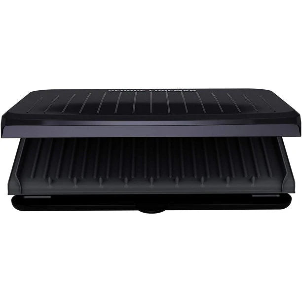 George Foreman 9 Serving Classic Plate Electric Indoor Grill And Panini Press In Gunmetal Grey - image 2