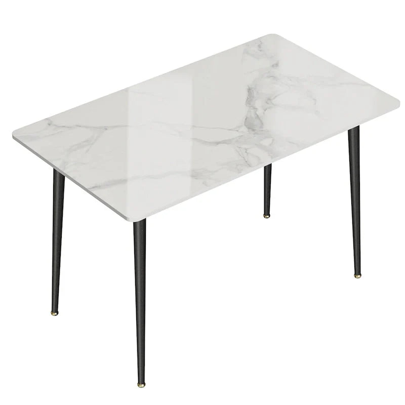 Contemporary Kitchen Table with Metal Frame and Sintered Stone Top - image 13