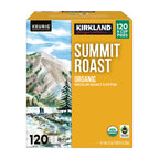 Kirkland Signature Coffee Organic Summit Roast K - Cup Pod, 120 - Count - image 1