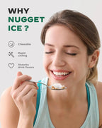 Silonn Nugget Ice Maker Countertop, Pebble Ice Maker with Soft Chewable Ice, One-Click Operation Ice Machine with Self-Cleaning, 33lbs/24H for Home,Kitchen,Office - image 3