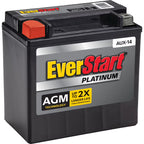 EverStart Platinum BOXED AGM Battery, Group Size AUX 14 12 Volt, 200 CCA - image 1
