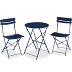 Best Choice Products 3-Piece Small Bistro Set, Folding Patio Furniture Set of 2 Chairs and Table - Black - image 132
