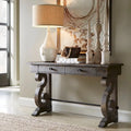 Bellamy Classic Weathered Peppercorn Storage Console Table - image 1