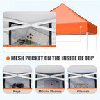 EAGLE PEAK 5x5 Pop up Canopy Tent Instant Outdoor Canopy Easy Set - up Straight Leg Folding Shelter（blue） - image 130