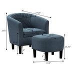 Convenience Concepts Roosevelt Accent Chair with Ottoman - Stylish Seating Solution - image 15
