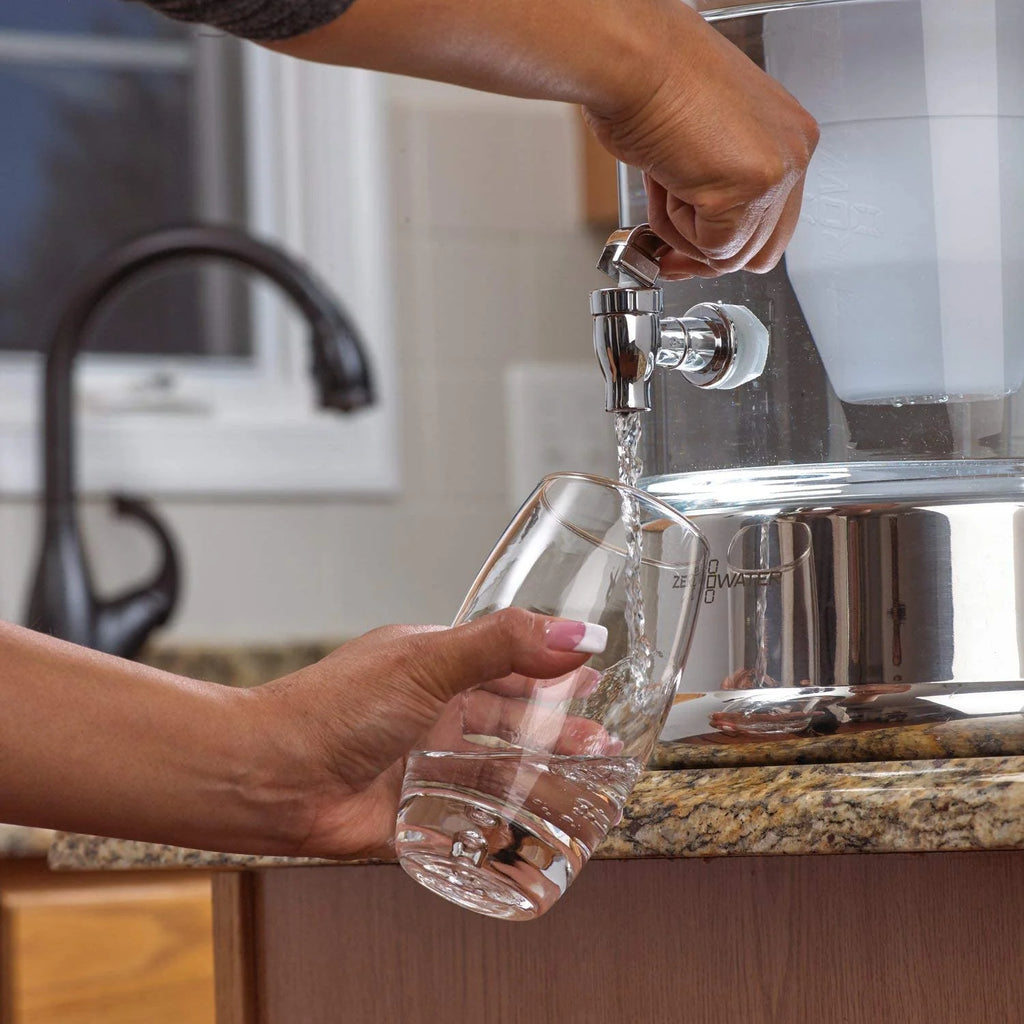 40 Cup Ready-Pour Glass Dispenser BPA-Free with Free Water Quality Meter NSF Certified - image 6