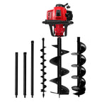 Giantz Post Hole Digger 92CC Petrol Motor Drill Extension Auger Bits Kits - image 3