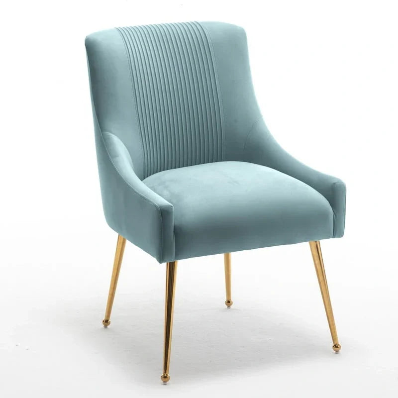 SEYNAR Set of 4 Modern Glam Boucle Velvet Dining or Vanity Chairs with Rear Handle - image 37