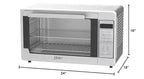 Oster Extra-Large Air Fryer Oven, 10-in-1 Versatile Cooking Functions, Fits 2 Large Pizzas, Stainless Steel, Perfect for Holiday Hosting - image 7
