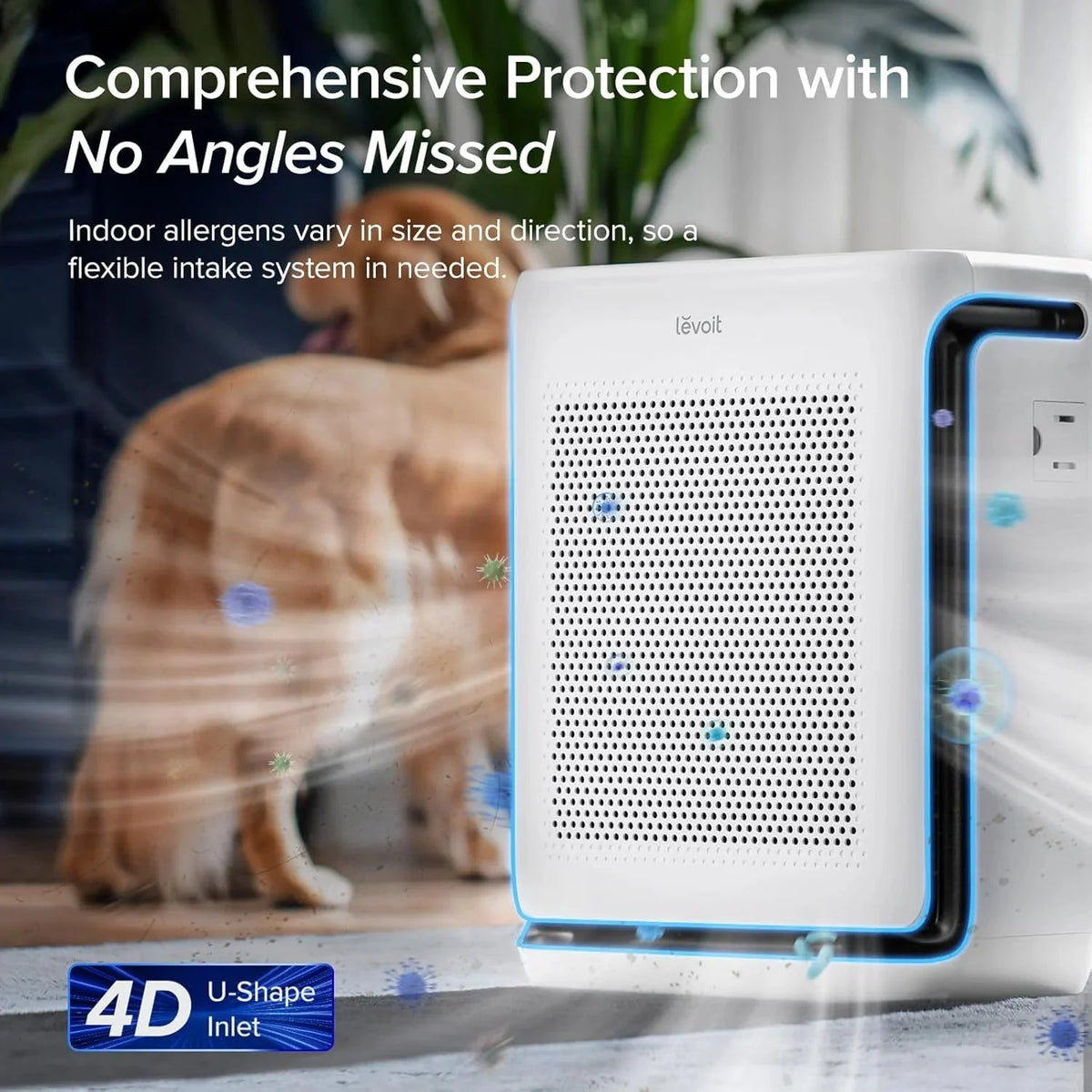 Air Purifiers for Home Large Room Up to 1800 Ft² in 1 Hr with Washable Pre-Filter, Air Quality Monitor, Smart WiFi, HEPA Sleep Mode for Allergies, Pet Hair in Bedroom, Vital 200S-P, White - image 4
