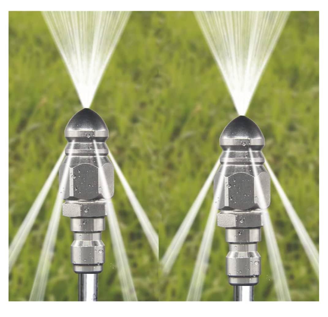 Millie 2(sets) Pressure Washer Sewer Jetter Nozzle with 1/4'' Quickly connector,pressure Drain Jet Hose Nozzle - image 1