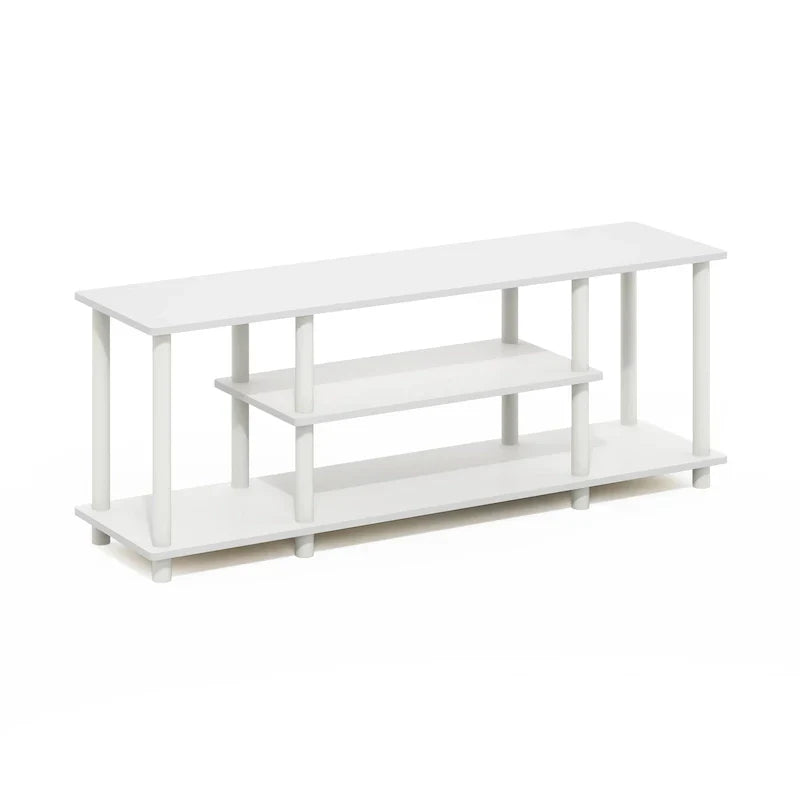 Furinno Turn-N-Tube Tool-Free 3D 3-Tier TV Stand for Entertainment - image 4