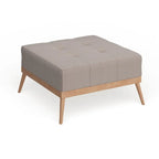 Christopher Knight Home Carson Lund Mid-Century Tufted Fabric Square Ottoman - image 12