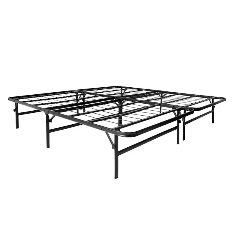 Brookside Foldable Full-Size Platform Bed Frame with Integrated Box Spring - image 4
