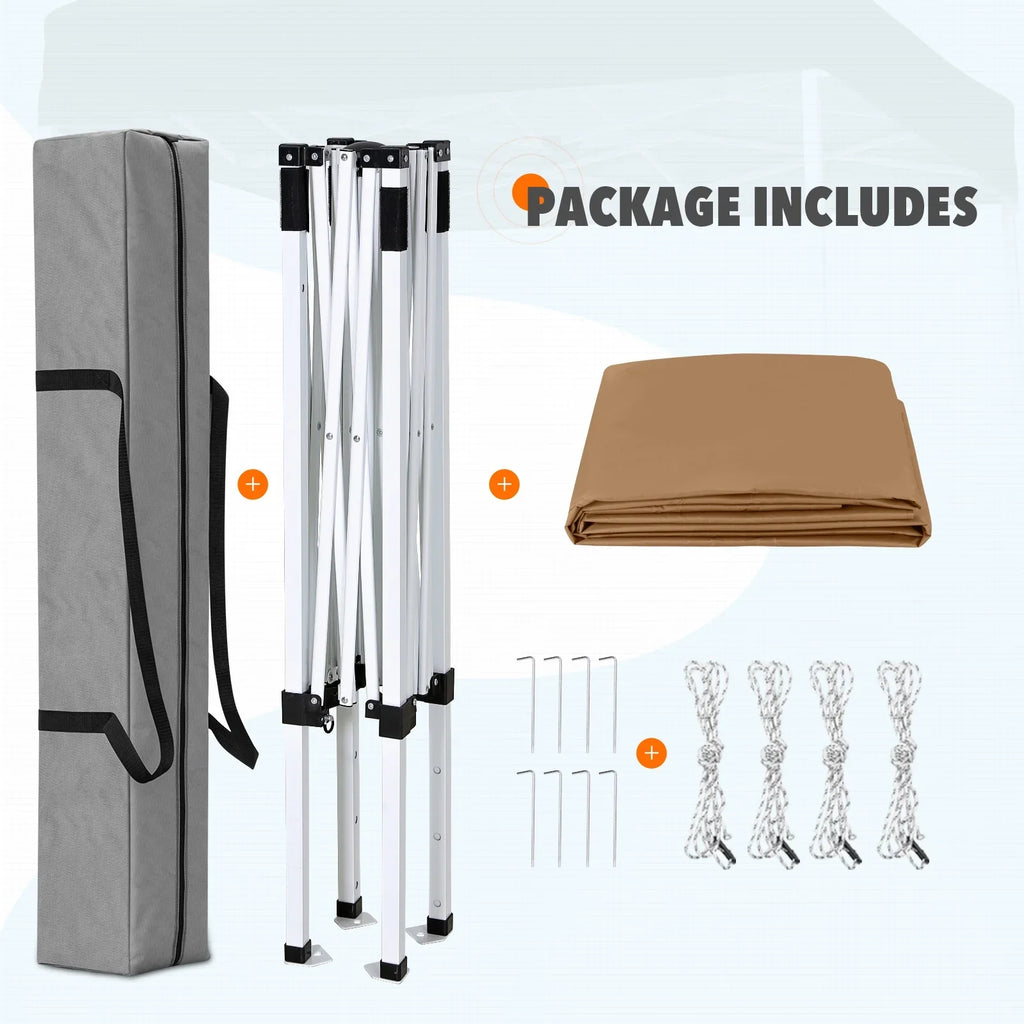 EAGLE PEAK 5x5 Pop up Canopy Tent Instant Outdoor Canopy Easy Set - up Straight Leg Folding Shelter（blue） - image 123