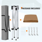 EAGLE PEAK 5x5 Pop up Canopy Tent Instant Outdoor Canopy Easy Set - up Straight Leg Folding Shelter（blue） - image 123