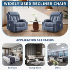Recliner Chair, Rocking Chairs with Massage and Heat, Side Pockets and Cup Holder - image 19