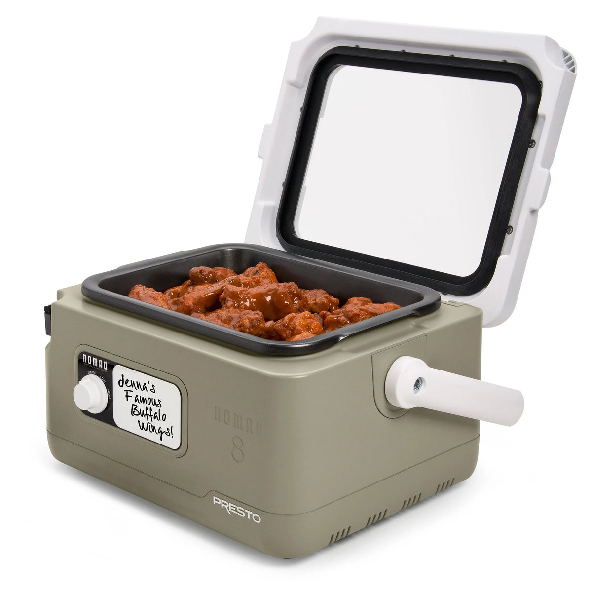 8-Quart Nomad Traveling Slow Cooker in Tan - image 4