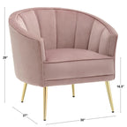 Randolf Velvet Accent Chair in Silver Orchid - image 13