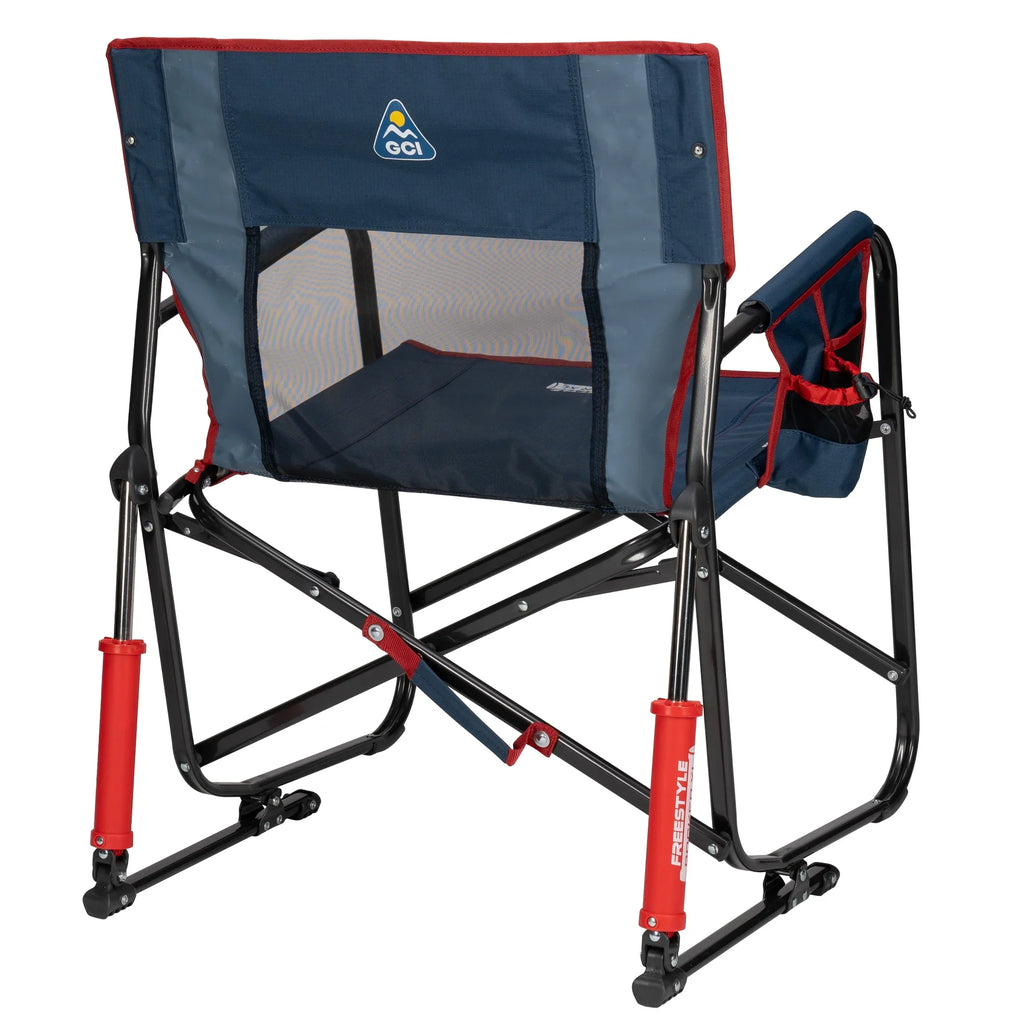 GCI Outdoor Freestyle Rocker XL Oversized Foldable Rocking Camp Chair, Pewter - image 44