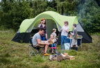 UNP Camping Tent 10-Person-Family Tents, Parties, Music Festival Tent, Big, Easy Up, 5 Large Mesh Windows, Double Layer, 2 Room, Waterproof, Weather Resistant, 18ft x 9ft x78in - image 23