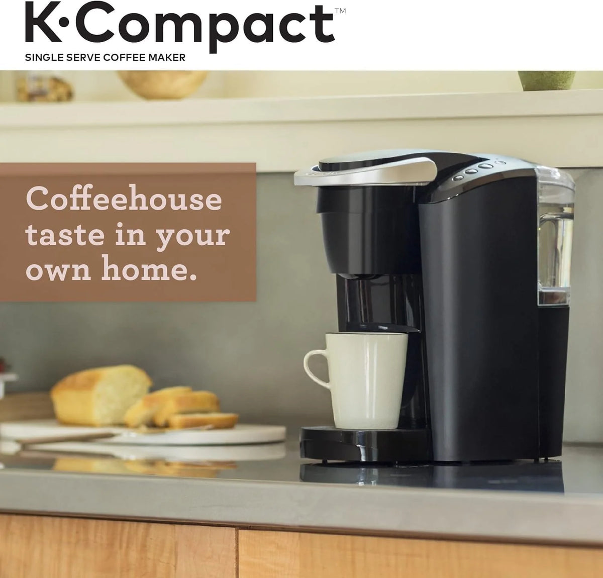 Single-Serve K-Cup Pod Coffee Maker, Black, 2.3 - image 9