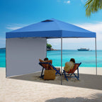 GDY 10x10 Pop Up Canopy Tent, Outdoor Canopy Tent, Patio Tent,Commercial Instant Gazebos,4 Sidewalls, Portable Shelter Canopies, with 4 sandbags, Blue. - image 4