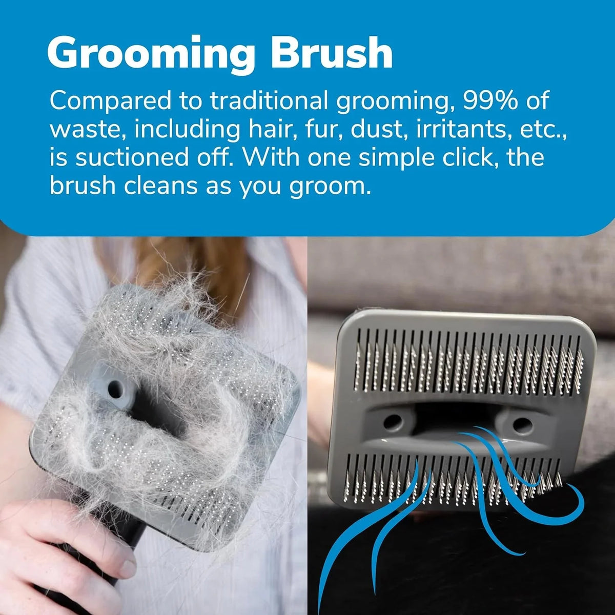 Professional Plus Pet Grooming Vacuum Kit, 5 Pet Grooming Tools, 2L Canister, Works for All Dogs, Cats, and Pet Fur - image 4