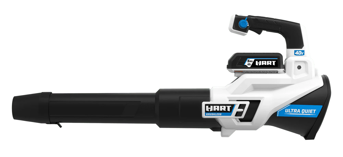 HART 40-Volt Cordless SUPERCHARGE Brushless 650 CFM Blower (1) 5.0 Ah Lithium Ion Battery - image 2