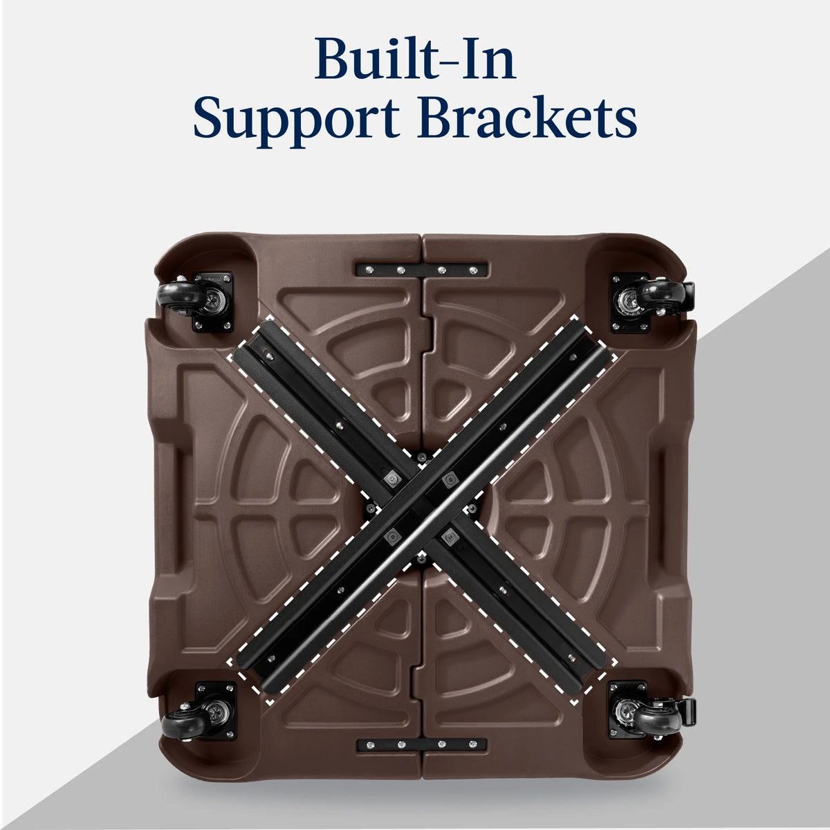 Best Choice Products Heavy-Duty Outdoor Cantilever Base Stand w/ Wheels, Locks, Fillable 330lb Capacity - Black - image 30