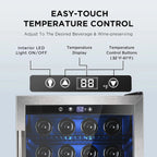 Mini Fridge 130 Can Beverage Refrigerator Cooler, 3.2 Cu.Ft Drink Fridge for Soda Wine Beer, Adjustable Temperature Control for Home Office, Black - image 33