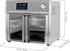 Kalorik MAXX® Digital Air Fryer Oven, 26 Quart, 10-in-1 Countertop Toaster Oven & Air Fryer Combo-21 Presets up to 500 degrees, Includes 9 Accessories & Cookbook - image 6
