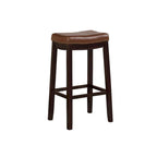 Linon Willamette Espresso & Cognac Bar Stool - image 1