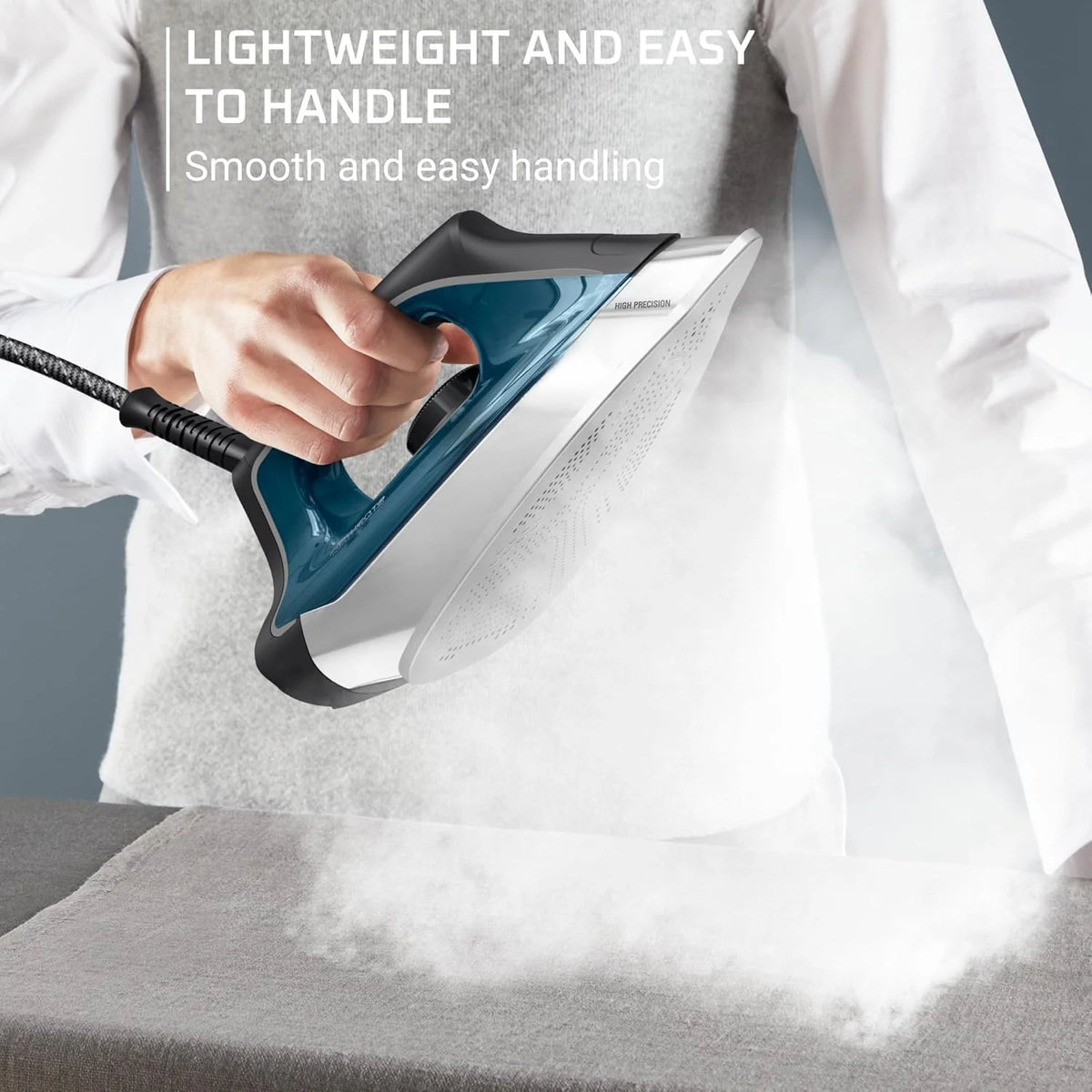 Rowenta DG8624 Steam Station Iron, 1800W, 1.1L Tank, Blue - image 6