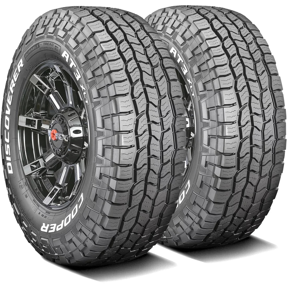 Cooper Discoverer AT3 XLT All Terrain Tires 285/75R16 10 Ply E – Fits Light Trucks & Hummer H3 Models - image 1