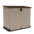 Keter Store-It-Out Midi 30-Cu Ft All-Weather Resin Storage Shed, Beige - image 1