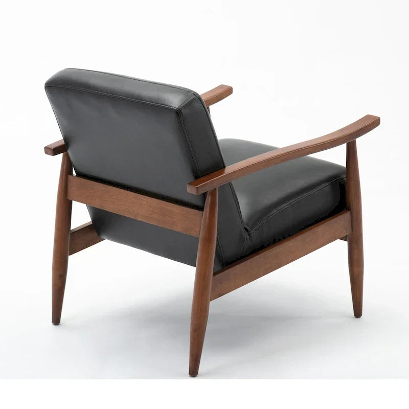 Greyson Living Anna Faux Leather Accent Chair with Wood Base - image 8