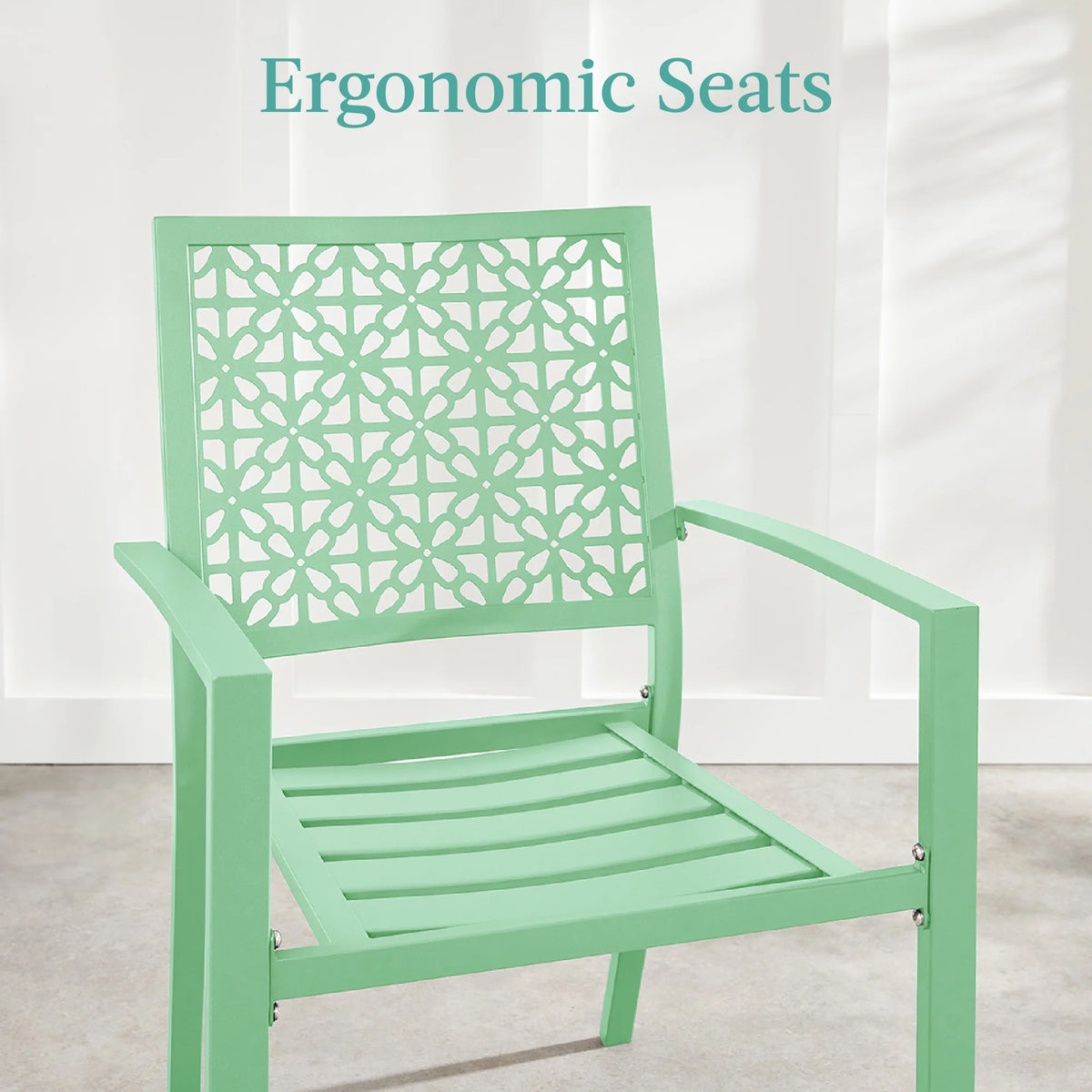 Best Choice Products 3-Piece Stackable Steel Outdoor Conversation Bistro Set, Patio Chat Furniture w/ 2 Chairs, Table- Black - image 41