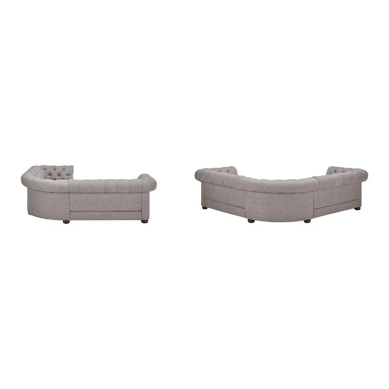Gdansk 5-Person L-Shaped Chesterfield Sectional Sofa - image 20