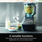 Ninja Blender, Mega Kitchen System, 1500W, 4 Functions for Smoothies, Processing, Dough, Drinks & More, with 72 Blender Pitcher, 64 Processor Bowl, 2 Nutri Cups + Lids, Black, BL770 - image 10