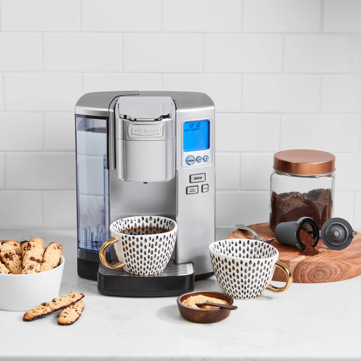 Cuisinart Premium Single Serve Brewer + Hot Water Coffee - Maker Combo - image 2