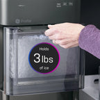 Countertop Nugget Ice Maker with Side Tank / Ice Machine with WiFi Connectivity / Smart Home Kitchen Essentials / Stainless Steel - image 39