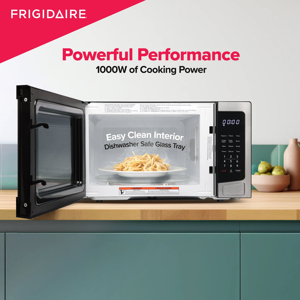 Frigidaire 1.1 Cu. Ft Countertop Microwave Oven in Stainless Steel - image 3