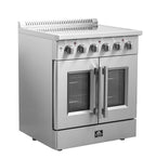 Forno Galiano 30-Inch Freestanding French Door Electric Range, True Convection, Energy Efficient - image 4