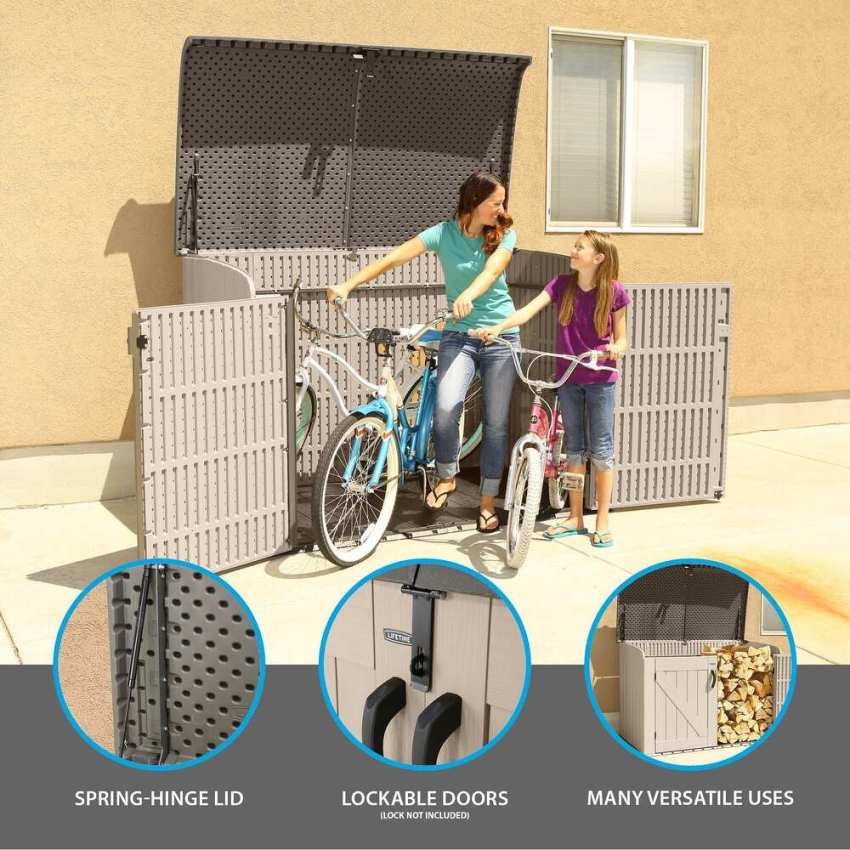 Lifetime Horizontal Storage Shed (75 cubic feet) - image 6
